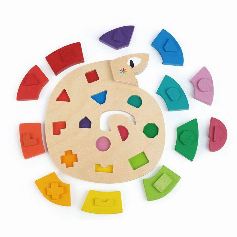 Color Me Happy Snake Puzzle