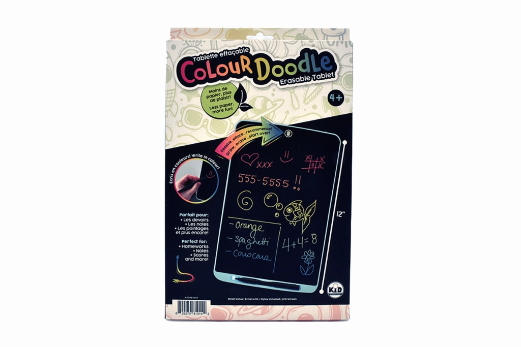 Colour Doodle Erasable Tablet - 12