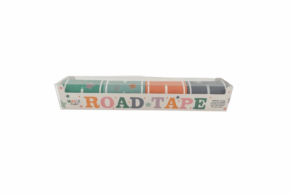 Colourful Play Road Tape (Set of 4 Rolls)