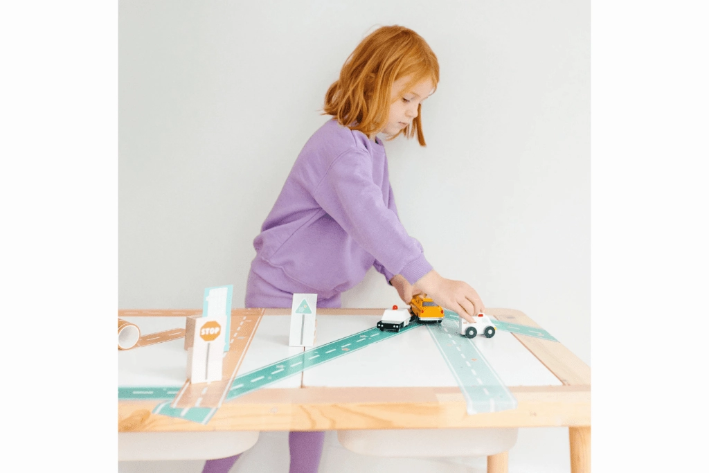 Colourful Play Road Tape (Set of 4 Rolls)