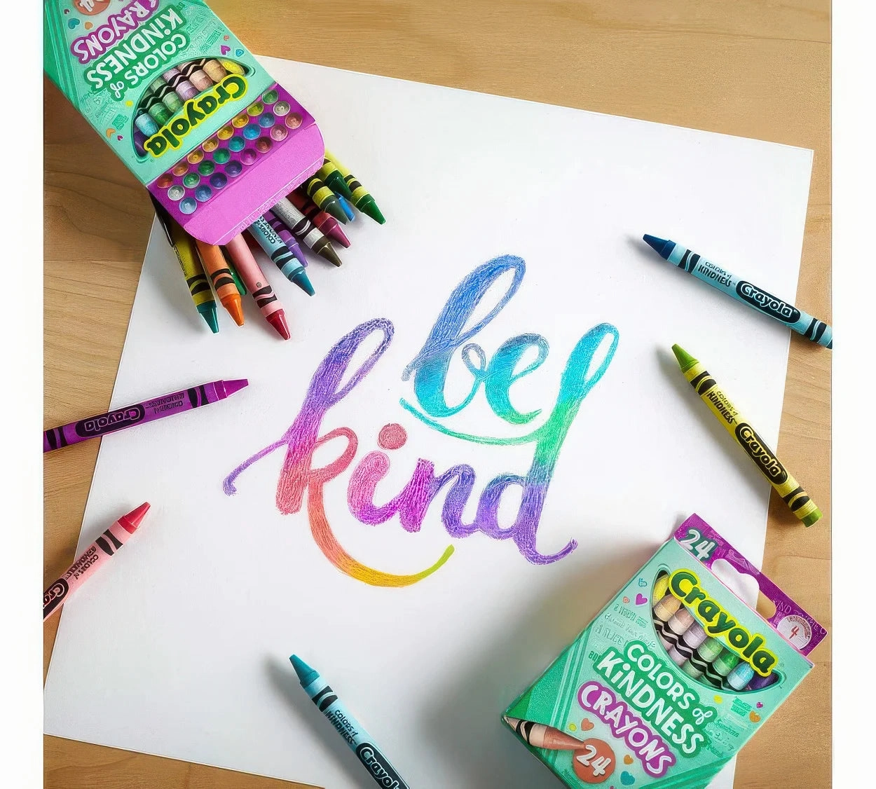 Colours of Kindness Crayons 24 Count