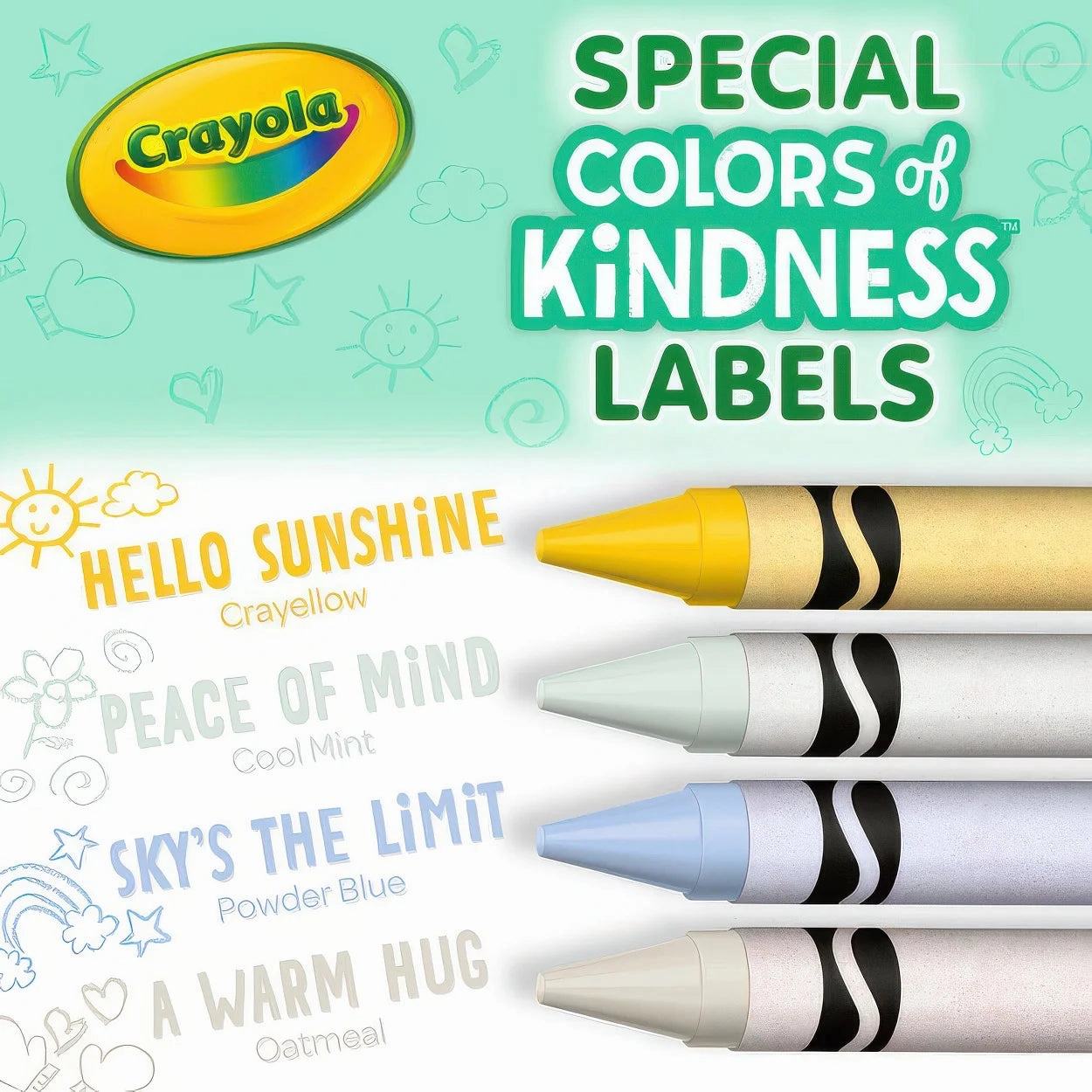 Colours of Kindness Crayons 24 Count