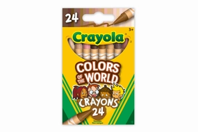 Colours of the World Crayons (24 Pack)