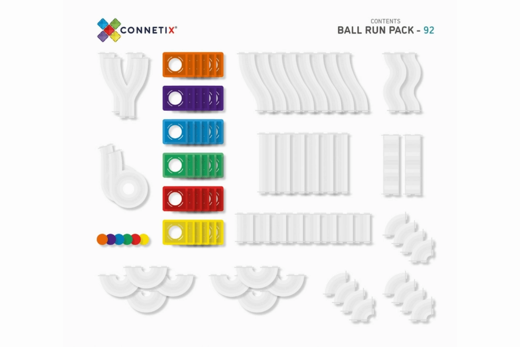 Connetix Tiles 92 Piece Ball Run Pack