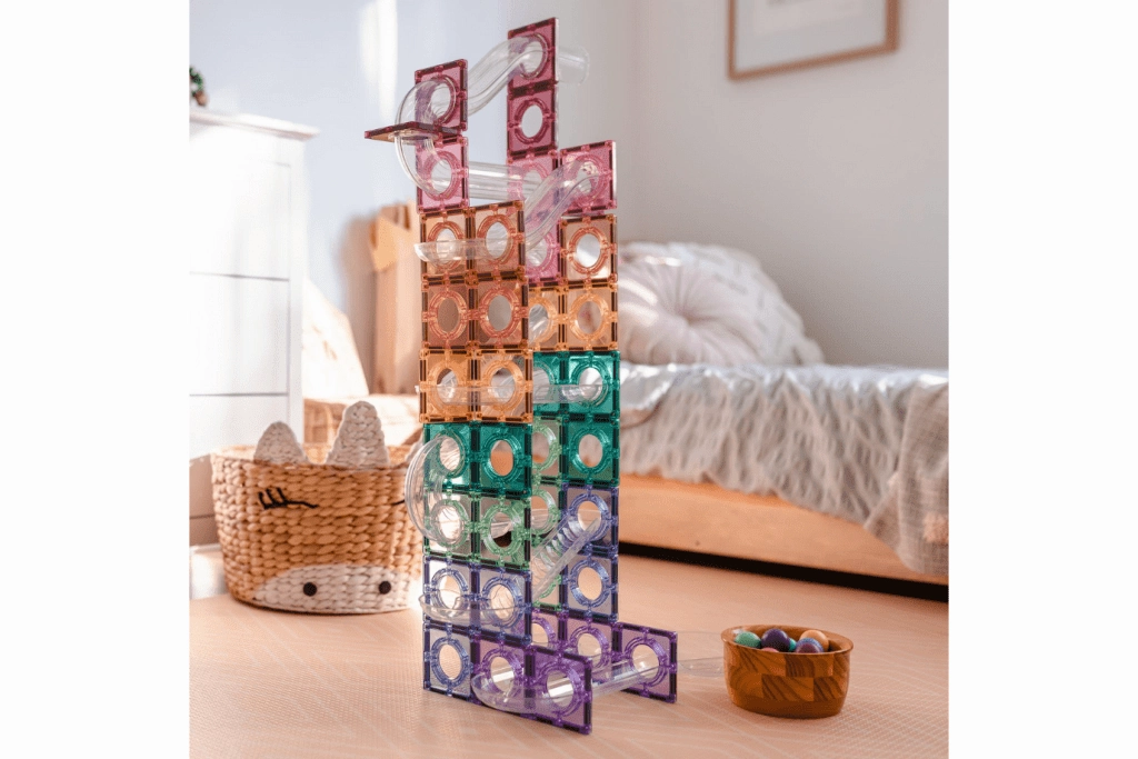 Connetix Tiles Pastel 106 Piece Ball Run