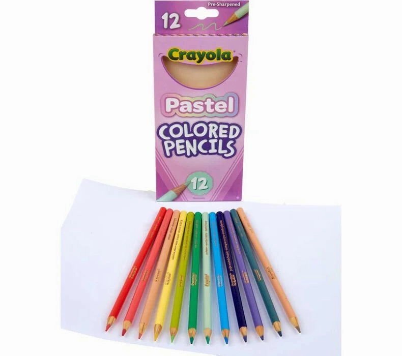 Crayola 12 Pastel Coloured Pencils