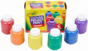 Crayola 54-1204 Washable Kids Paint, Pack of 6