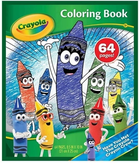Crayola 64 Page Colouring Book with Crayola Characters