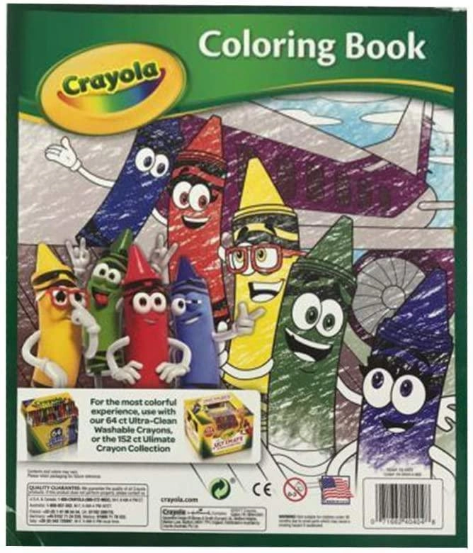 Crayola 64 Page Colouring Book with Crayola Characters