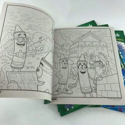 Crayola 64 Page Colouring Book with Crayola Characters