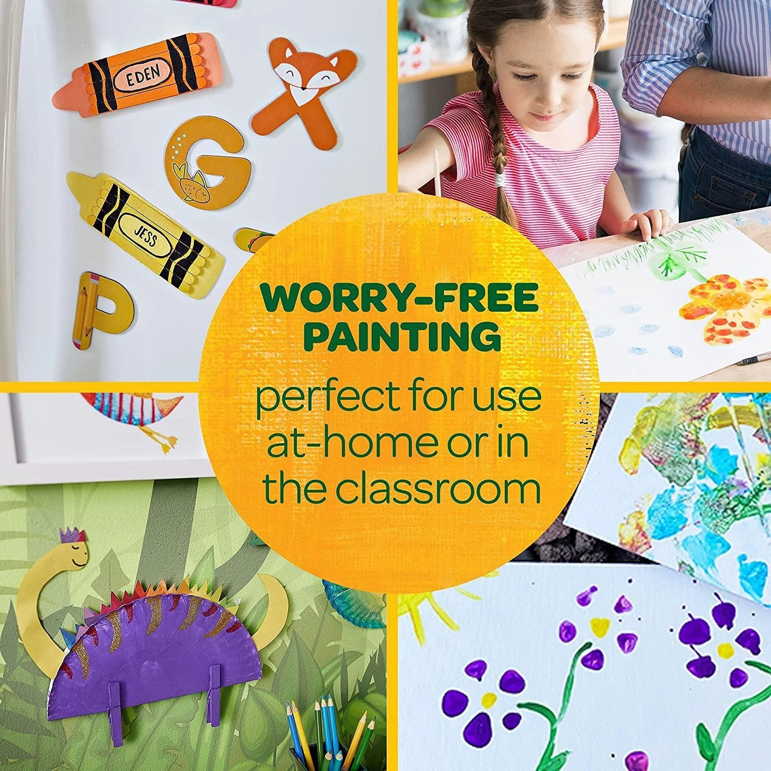 Crayola 6 Washable Kids Paint Set