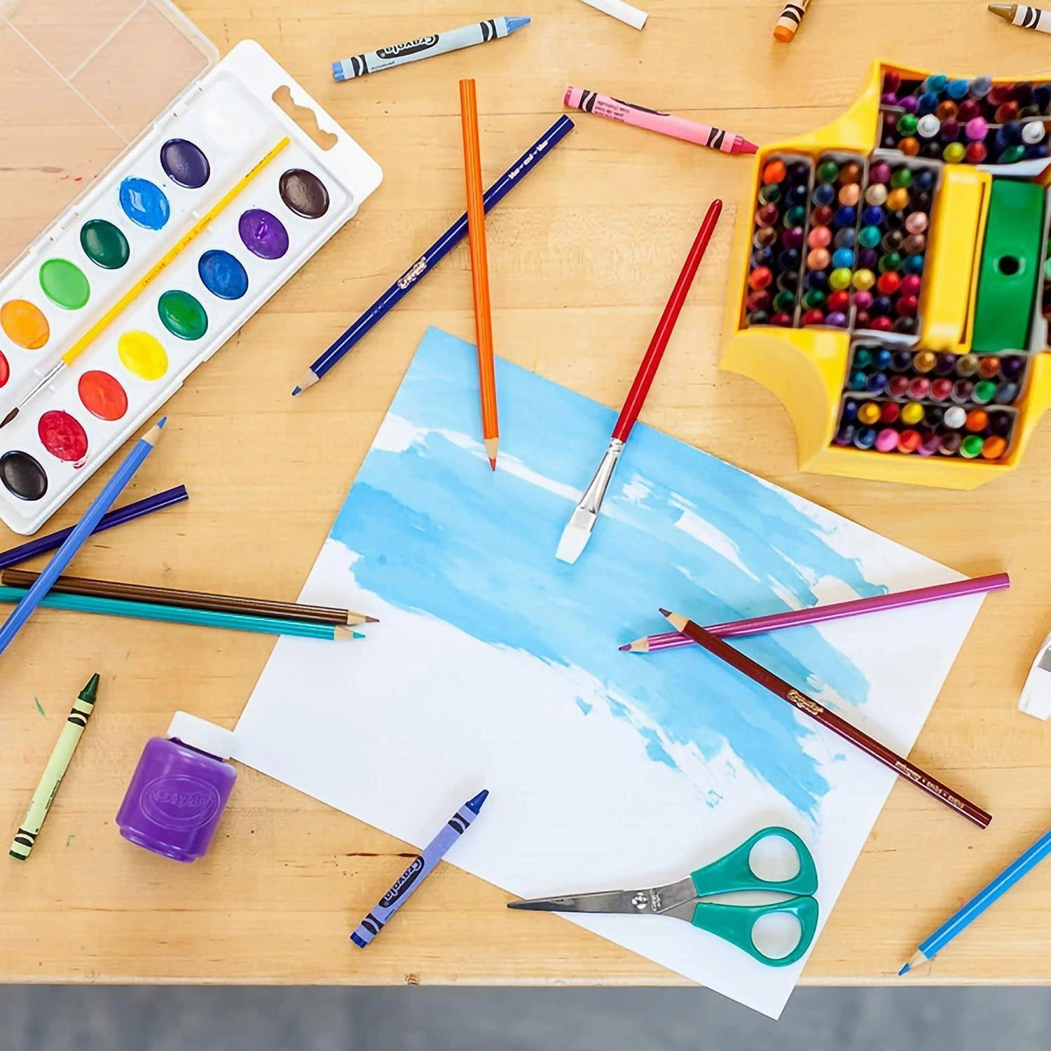 Crayola 6 Washable Kids Paint Set