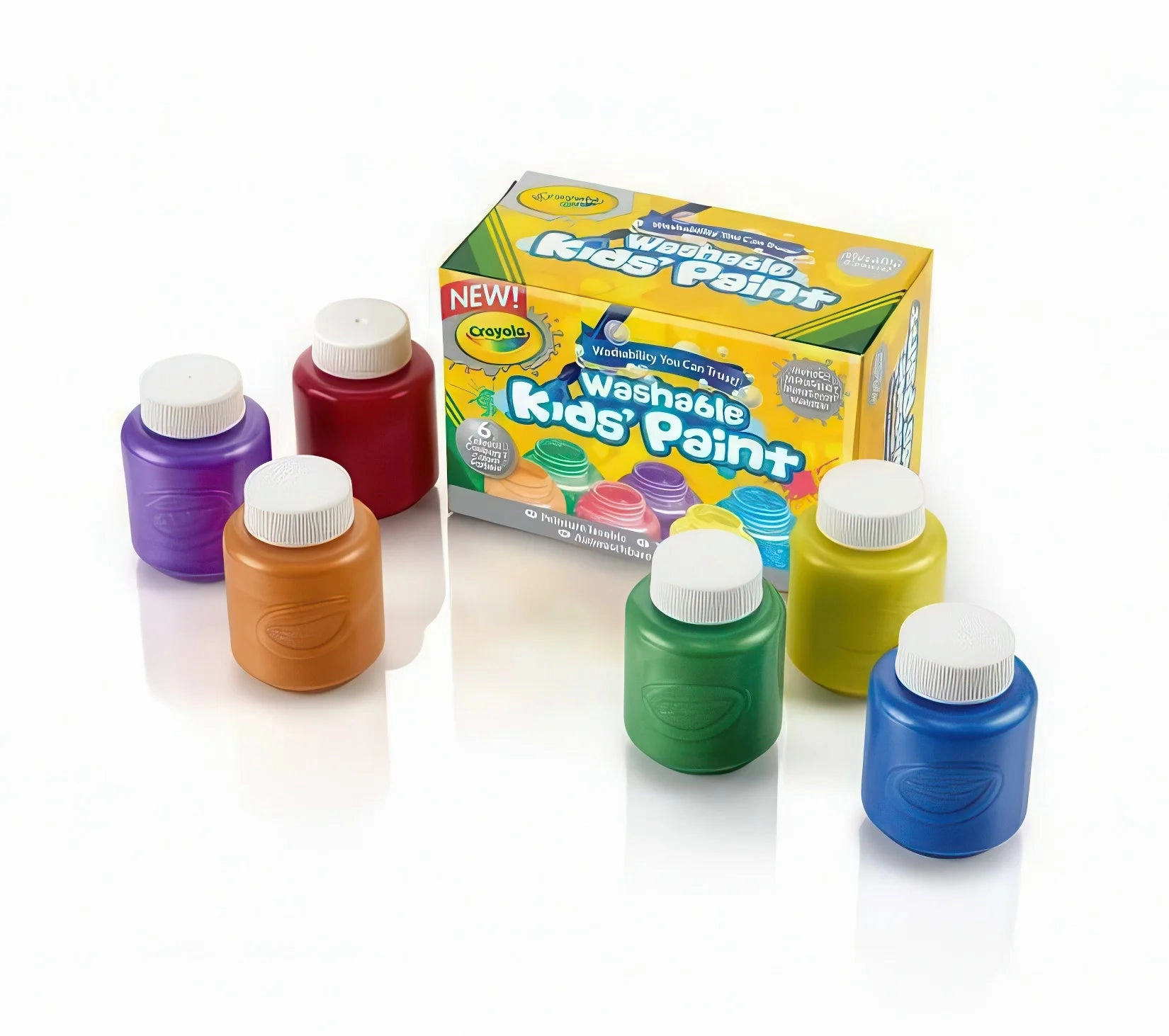 Crayola 6 Washable Metallic Paints