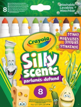 Crayola 8ct Silly Scents Broadline Stinky Markers