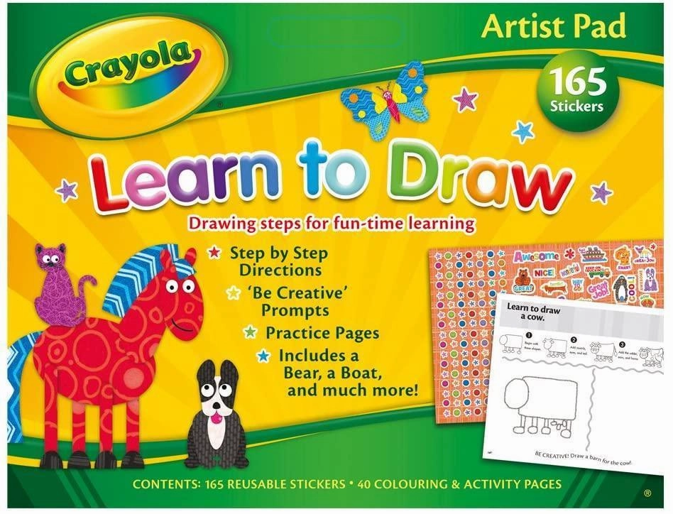 Crayola Artist Learn to Draw Pad