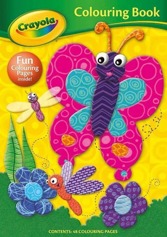 Crayola Butterfly Colouring Book 48 Pages