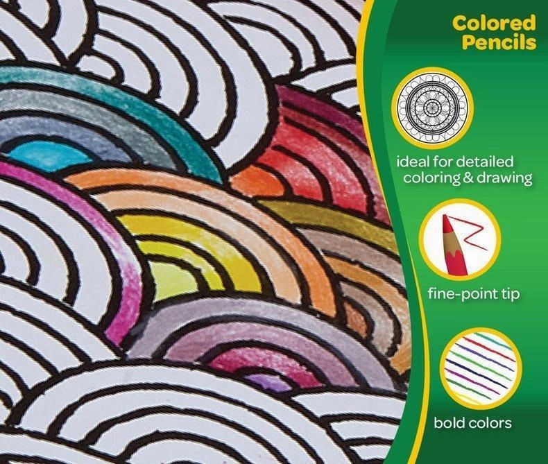 Crayola Colored Pencils, Long, 12 Count