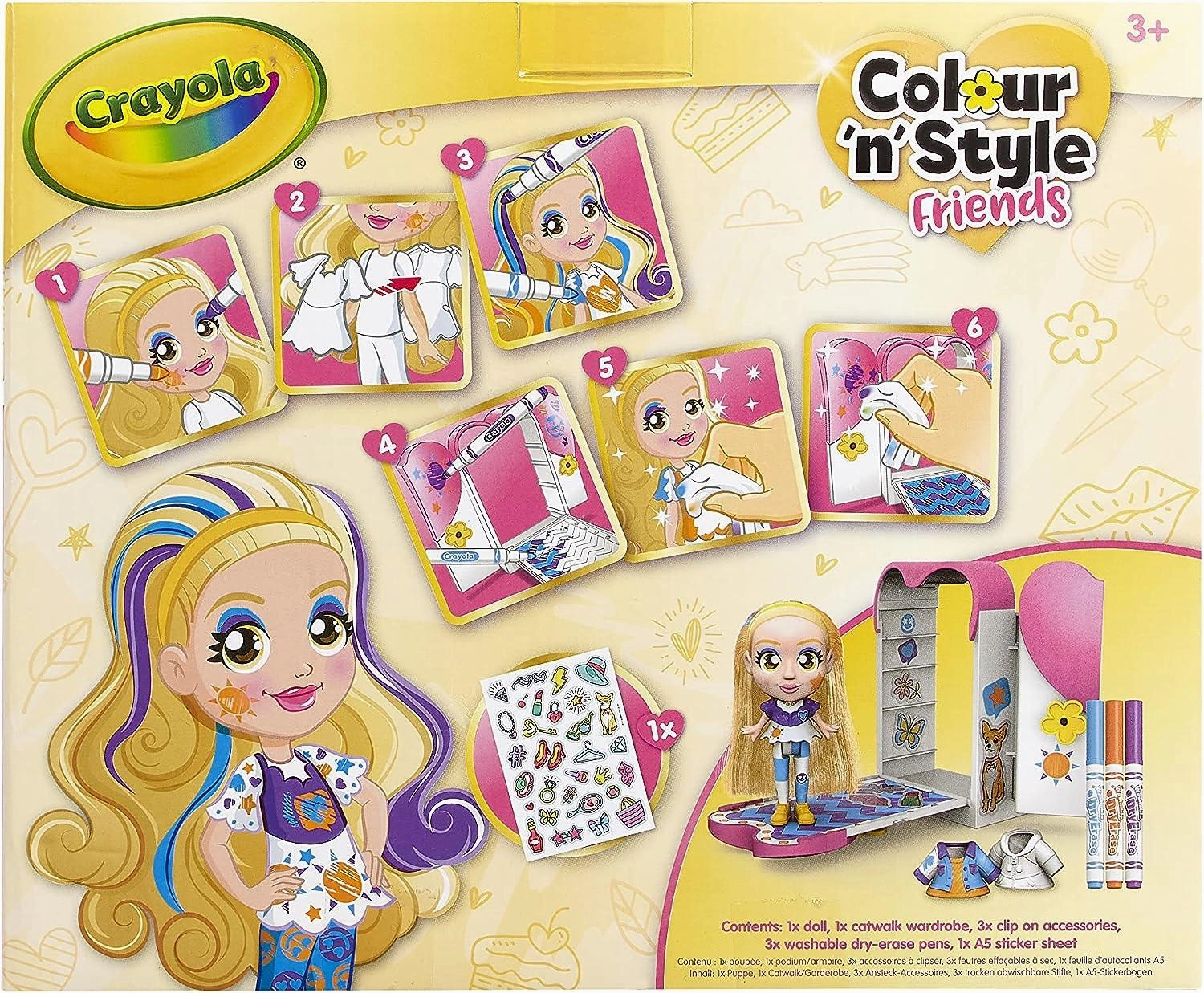 CRAYOLA Colour 'n' Style Friends: Goldie - Catwalk Playset