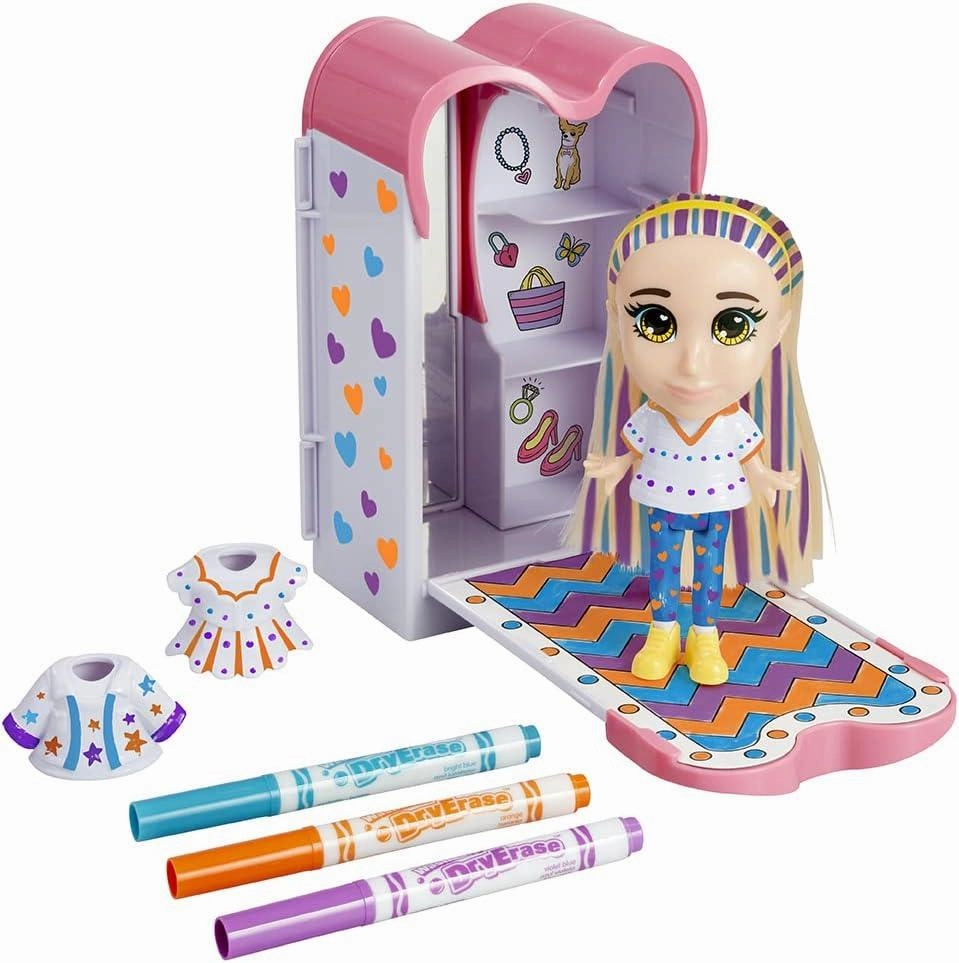 CRAYOLA Colour 'n' Style Friends: Goldie - Catwalk Playset