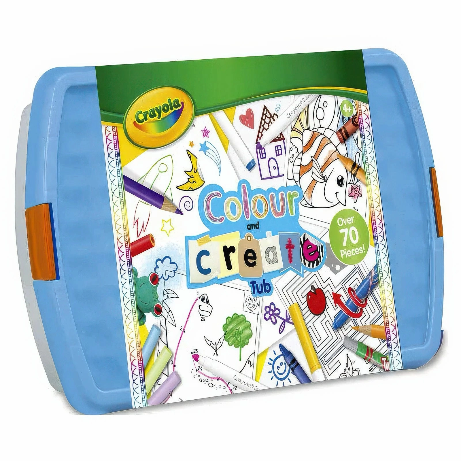 Crayola Colour And Create Tub With Over 80 Pieces