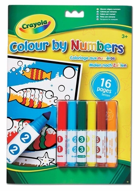 Crayola Colour By Numbers With Markers