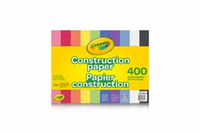 Crayola Coloured Construction Paper (400 Sheets)