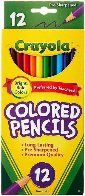 Crayola Coloured Pencils Mini - Pack of 12