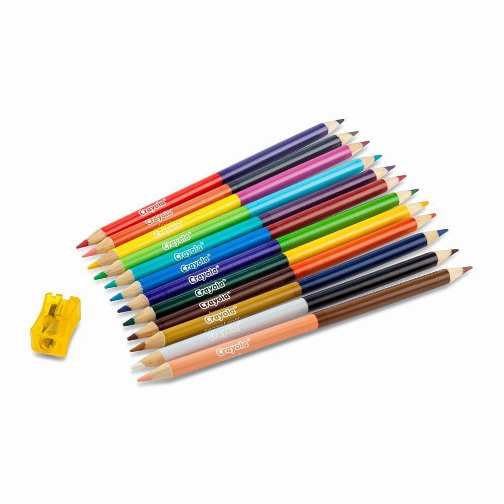 Crayola Dual Sided Coloured Pencils 24