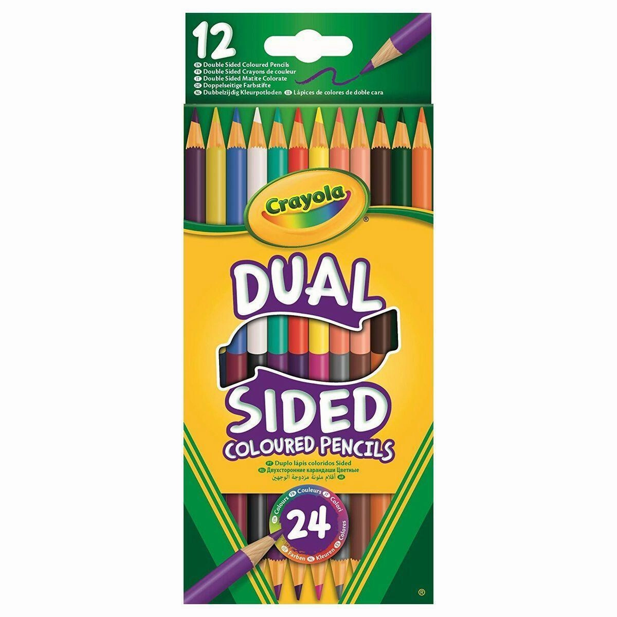 Crayola Dual Sided Coloured Pencils 24