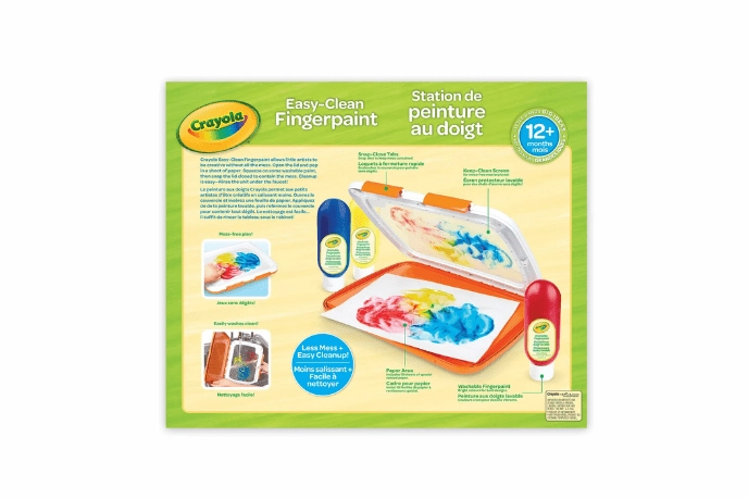 Crayola Easy-Clean Finger Paint Set