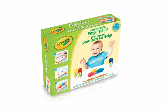 Crayola Easy-Clean Finger Paint Set