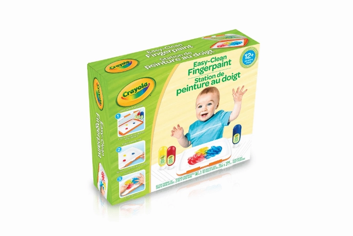 Crayola Easy-Clean Finger Paint Set