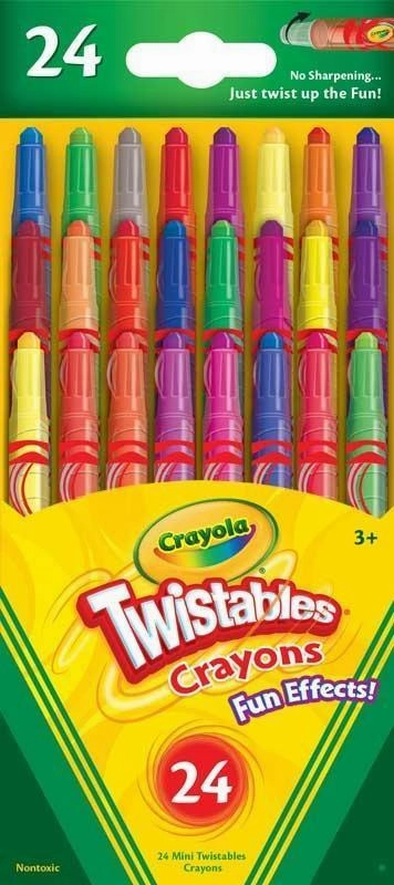 Crayola Fun Effects Twistables Crayons Set 24 Colours