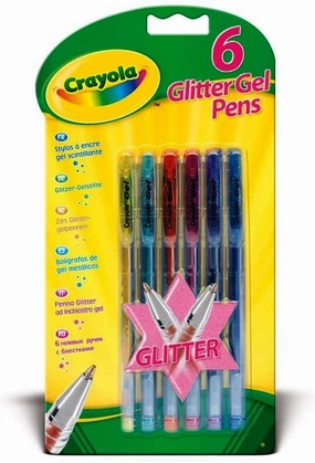 Crayola Glitter Gel Pens Pack of 6