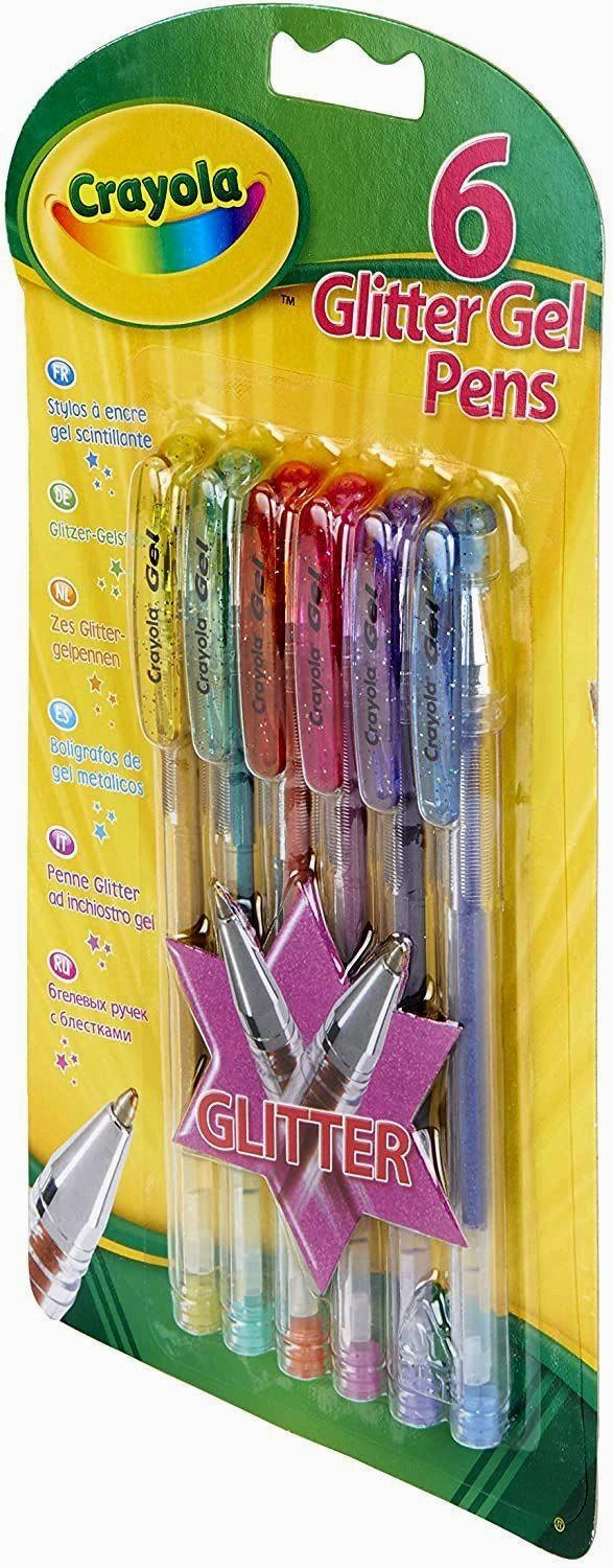 Crayola Glitter Gel Pens Pack of 6