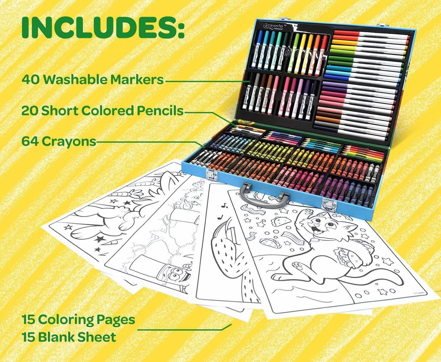 Crayola Inspiration Complete Artist Briefcase 155pcs