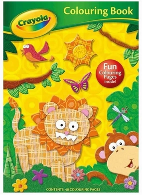 Crayola Jungle Colouring Book 48 Pages