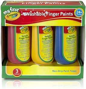 Crayola  Kids Washable Finger Paint, Pack of 3