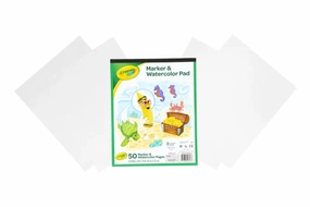 Crayola Marker & Watercolour Pad (60 Pages)