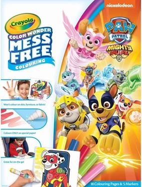 Crayola Mess Free Paw Patrol Colouring Book