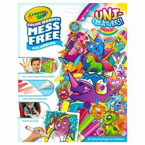 Crayola Mess-Free Uni-Creatures Colouring Book