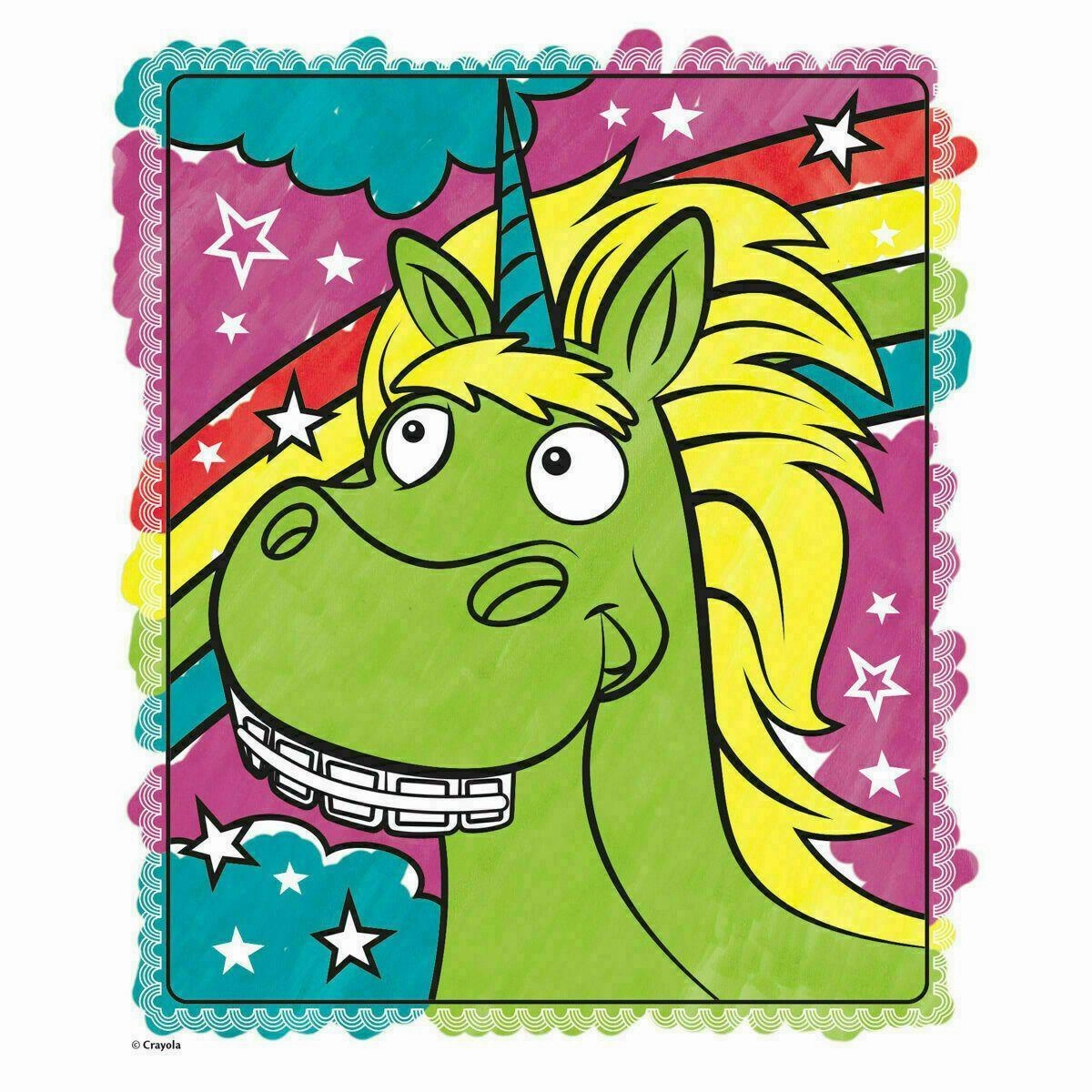 Crayola Mess-Free Uni-Creatures Colouring Book