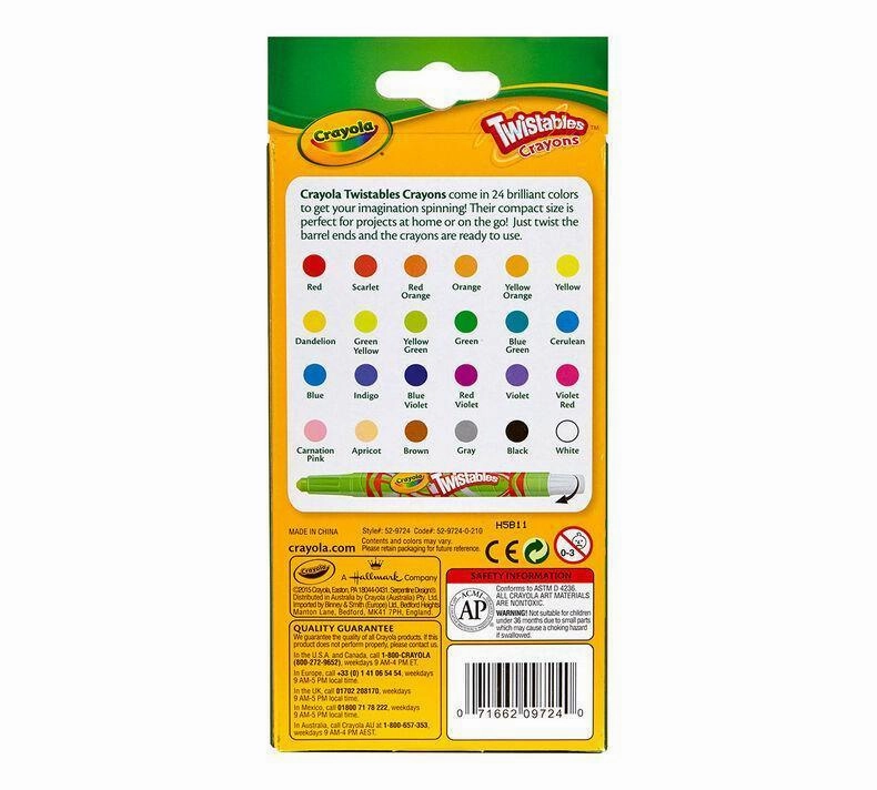 Crayola Mini Twistables Crayons 24