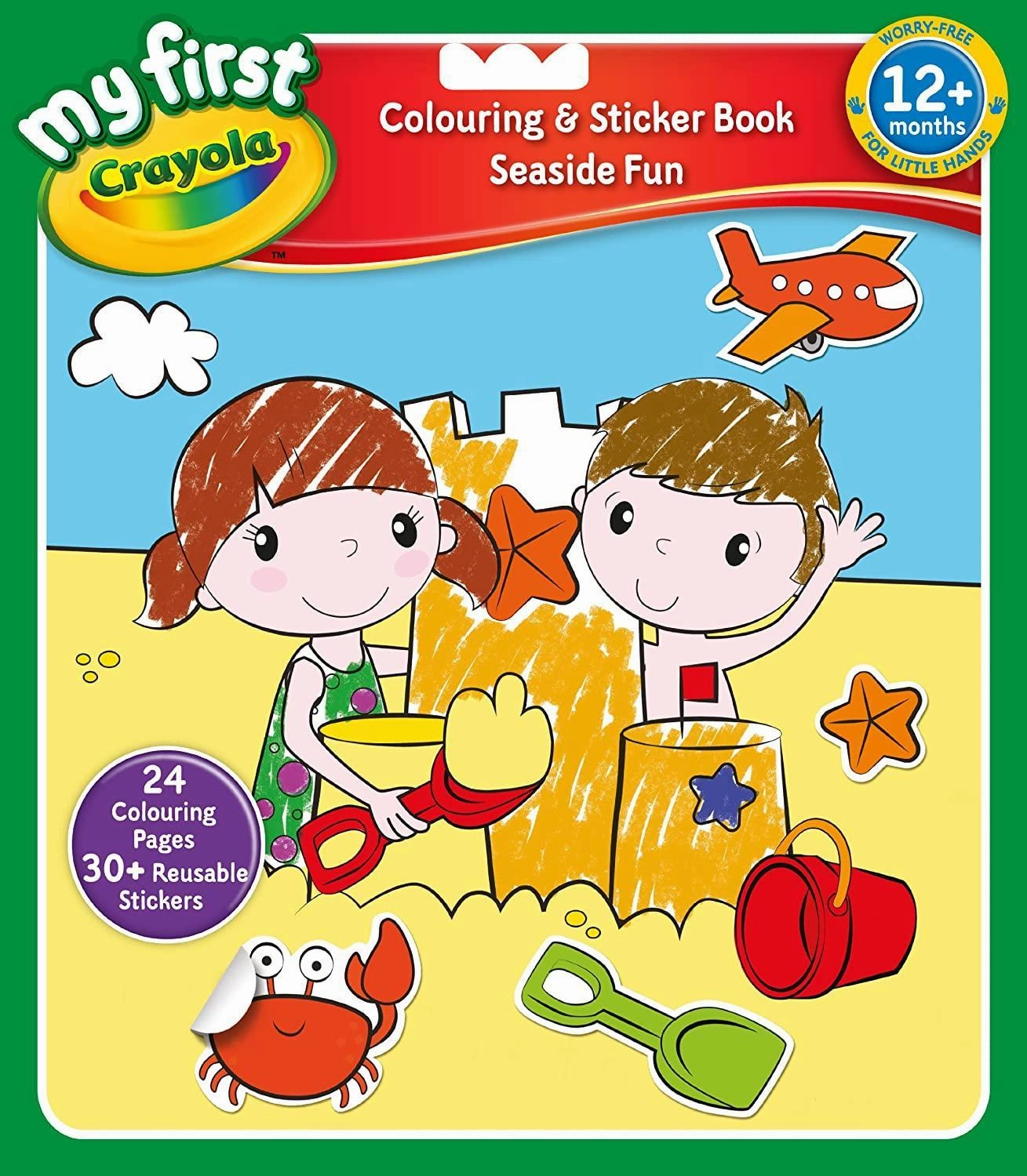 Crayola My First Crayola 10682 Sticker and Colour Book