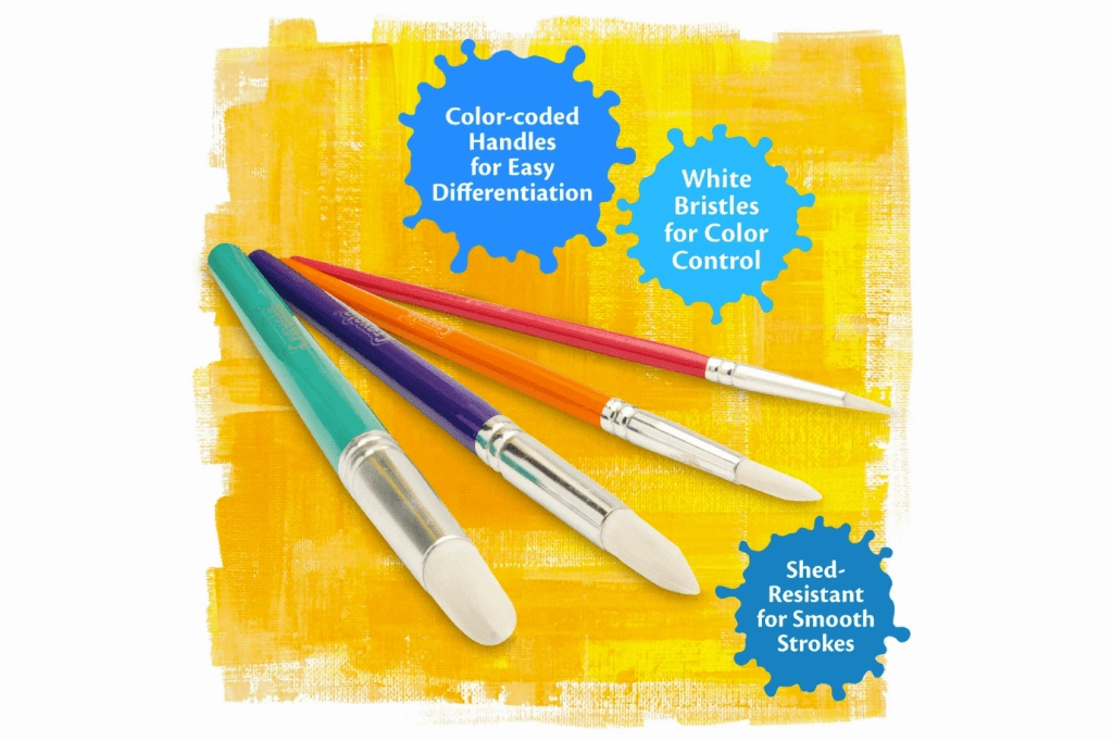 Crayola Round Brush Set (4 Count)