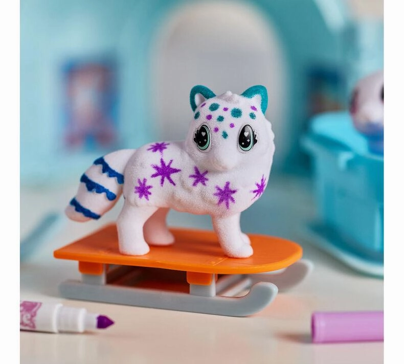 CRAYOLA Scribble Scrubbie Pets Arctic Igloo Carry Case Playset