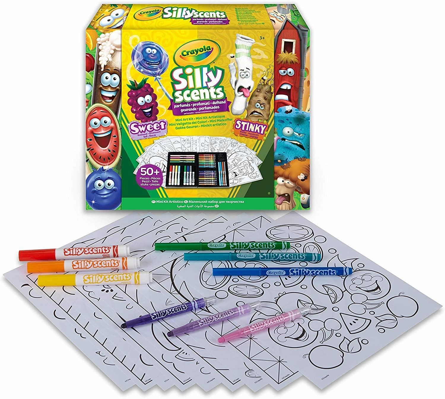 Crayola Silly Scents Mini Inspiration Art Case Colouring Set