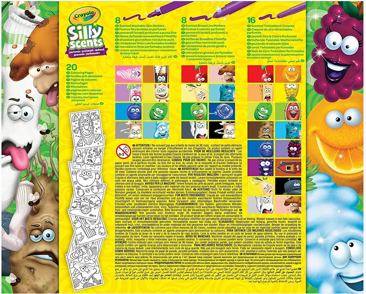 Crayola Silly Scents Mini Inspiration Art Case Colouring Set