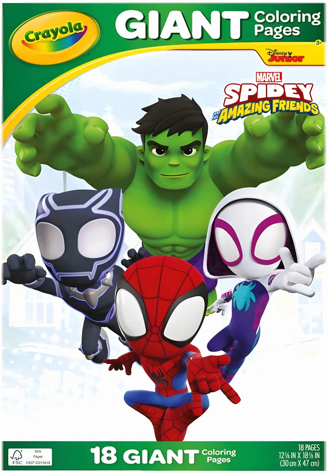 Crayola Spidey and Amazing Friends Giant Colouring Pages