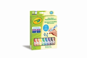 Crayola Toddler Markers with Gumball Tip (8 Pack)